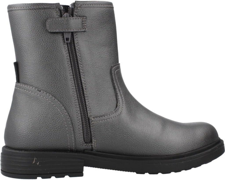 Geox Damen J Eclair Girl B Biker Boots 26 EU Gun, 26 EU Gun
