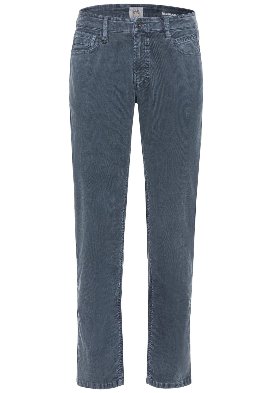 camel active Herren Regular Fit 5-Pocket Hose 42W / 34L Blau, 42W / 34L Blau