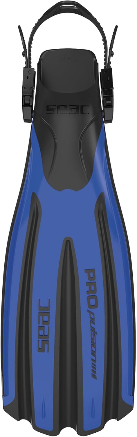 Seac Propulsion, Tauchflossen mit verstellbarem Riemen blau 40/42, blau 40/42