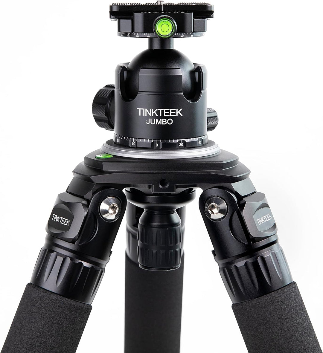 TINKTEEK Jumbo Panorama Kugelkopf Stativkopf 560g 10cm professioneller 360 Grad kompatibel mit Arca