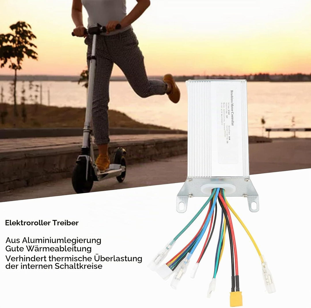 36V 16A Elektroroller-Controller, Drehzahlregler-Umwandlungs-Elektroroller aus Aluminiumlegierung fü