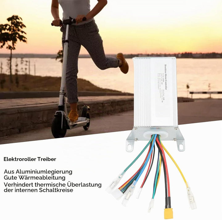 36V 16A Elektroroller-Controller, Drehzahlregler-Umwandlungs-Elektroroller aus Aluminiumlegierung fü