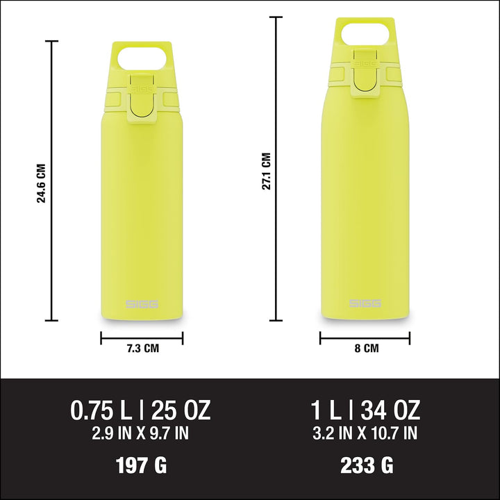 SIGG - Edelstahl Trinkflasche - Shield ONE - Für Kohlensäurehaltige Getränke Geeignet - Auslaufsiche