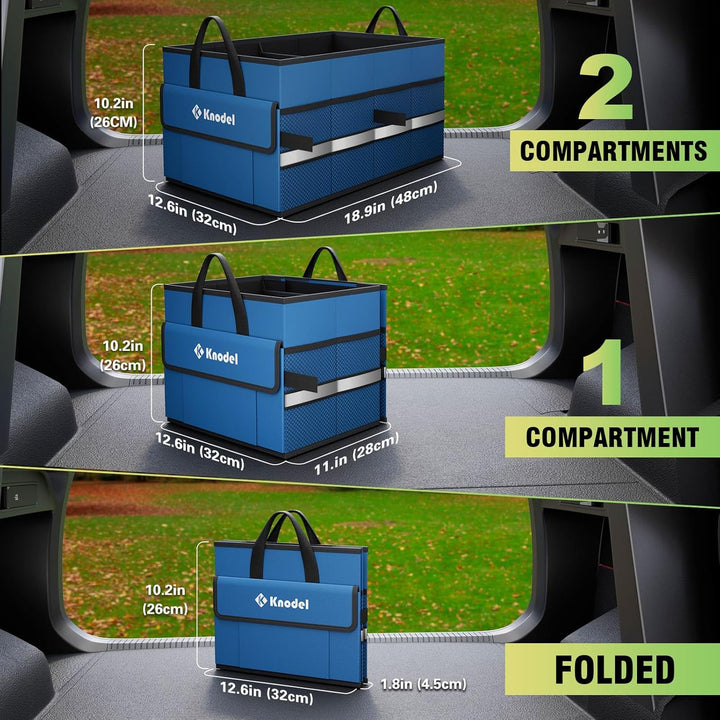 K KNODEL Kofferraum organisator, Autospeicherbox und tasche, grosser Kofferraumordner, Autoorganisat