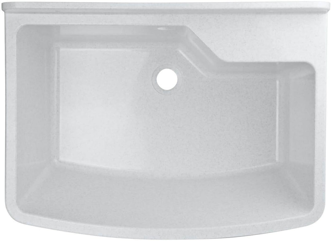 Ausgussbecken gross 45 l weiss Maximus 00475 inkl. Zubehör