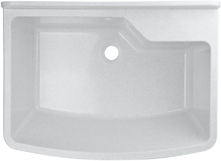Ausgussbecken gross 45 l weiss Maximus 00475 inkl. Zubehör