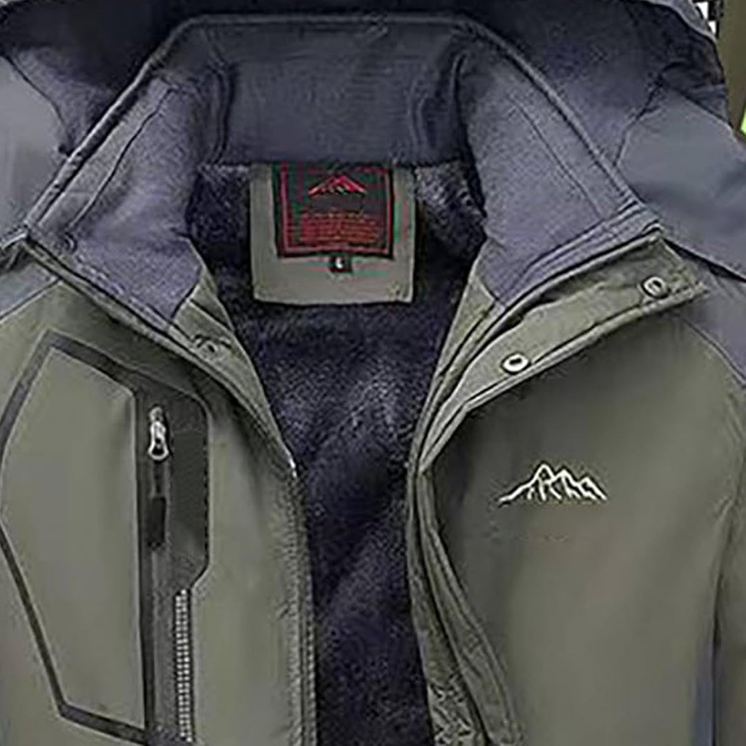Skianzug Herren 2 Teilig Set - Schneeanzug Herren Zweiteilig Outdoor-Skikleidung Winddicht Ski Anzug