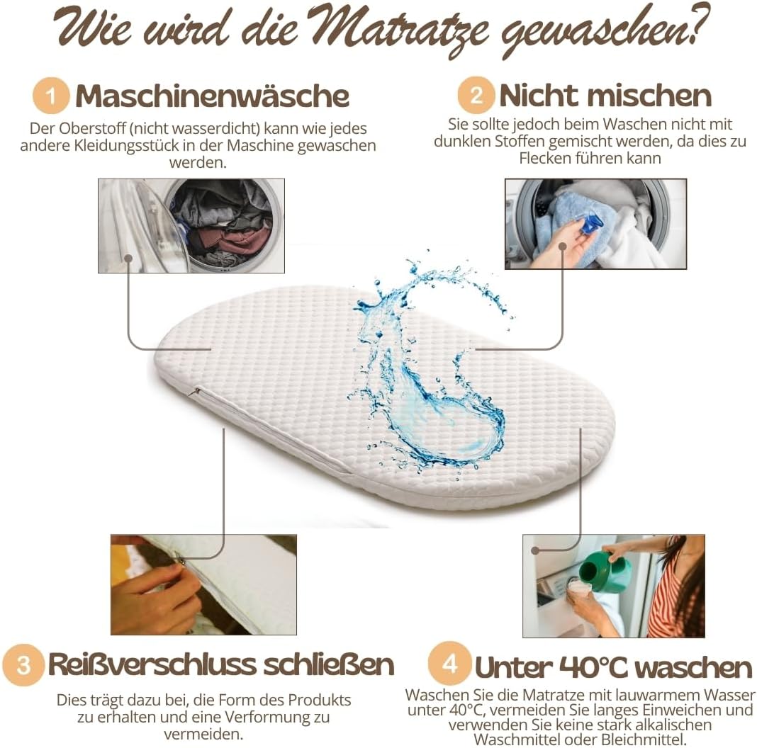 SEBRAM wickelkorb baby - moseskorb, wickelauflage malm kommode, wickelaufsatz hemnes, wickelunterlag