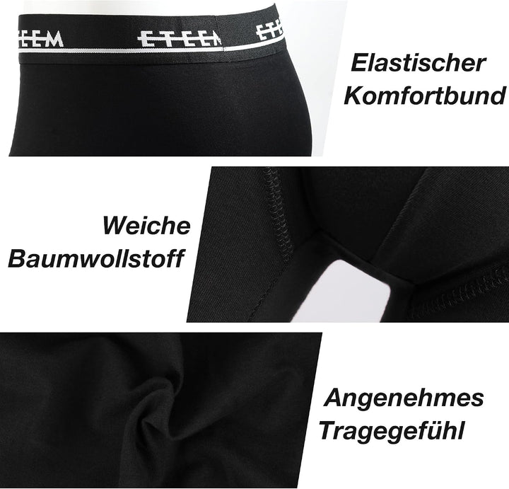 L&amp;K 6/8/10er Pack Herren Boxershorts Men Retroshorts mit tollem Muster Baumwolle 1102 L 1103-10er Pa