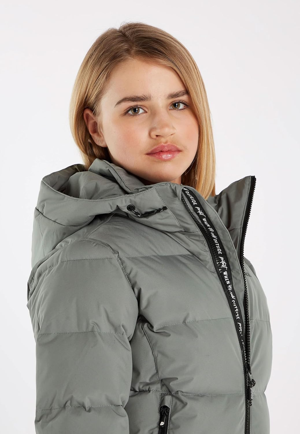 Protest Mädchen Ski- Und Snowboardjacke PRTELIN JR 128 Mistygreen, 128 Mistygreen