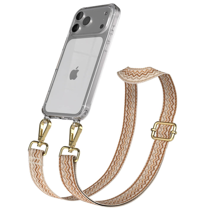 EAZY CASE Handykette - Verstellbares Taschenband kompatibel mit iPhone 17 Pro Max, Schulterriemen, H