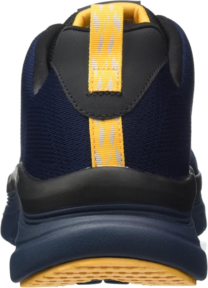 Skechers Herren D'lux Walker-Get Oasis Sneakers 41 EU Navy Engineered Mesh Yellow Trim, 41 EU Navy E