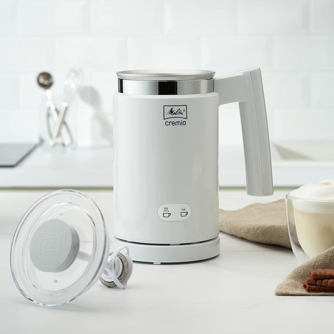 Melitta CREMIO 1014-01 Milchschäumer | Für kalte und warme Milch | Antihaftbeschichteter Behälter |