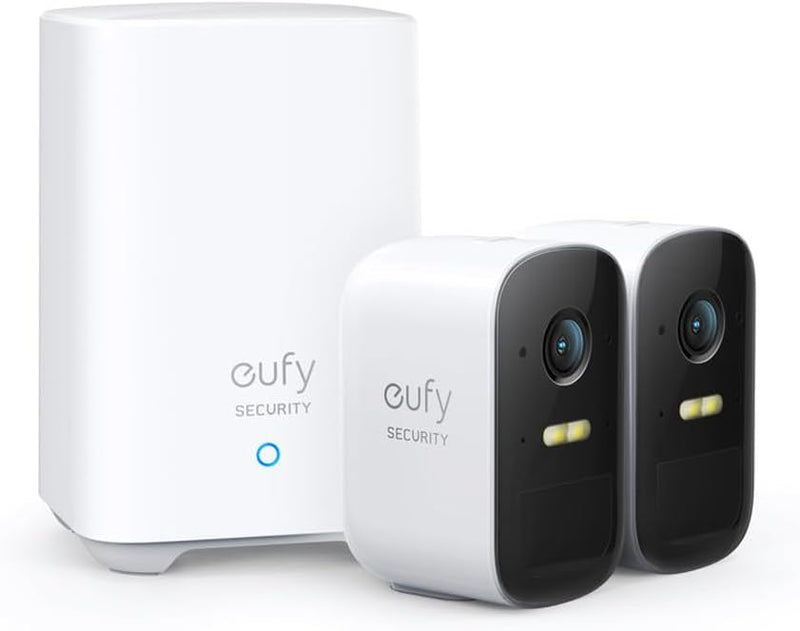 eufy Security eufyCam 2C, kabellose Überwachungskamera aussen, 180 Tage Akku, HD 1080p, IP67 wetterf