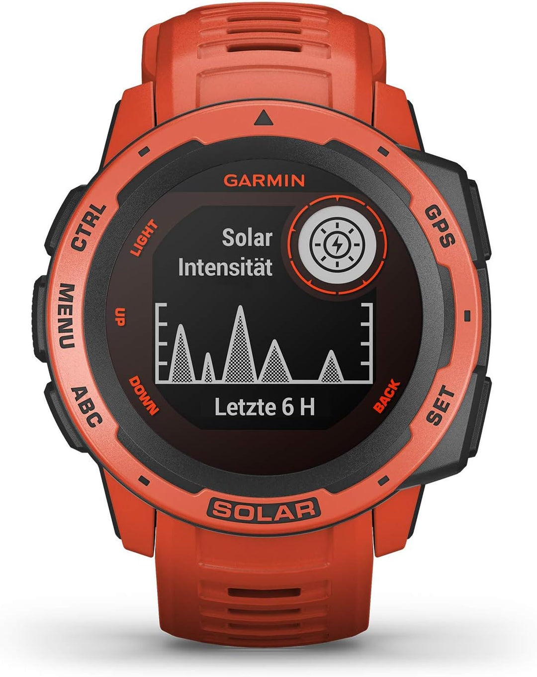 Garmin Instinct - wasserdichte GPS-Smartwatch mit Sport-/Fitnessfunktionen. Herzfrequenzmessung am H