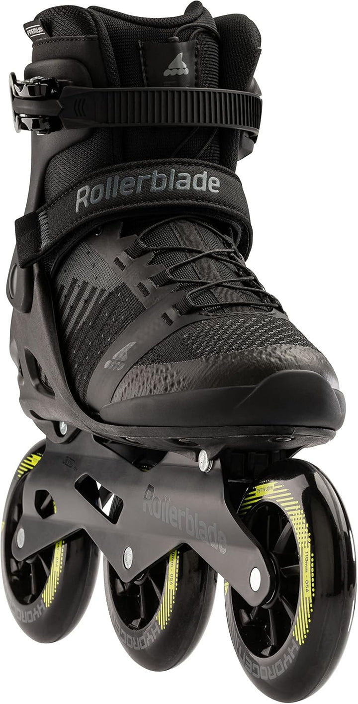 Rollerblade MACROBLADE 110 3WD Inline Skate 2022 Black/Lime 45 1/2, 45 1/2