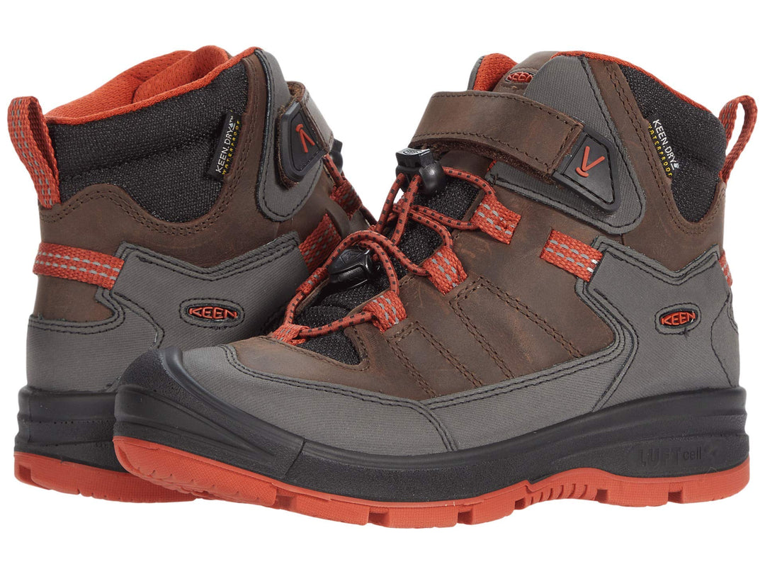 KEEN Unisex Kinder Redwood Mid Wp-c Wanderstiefel, 27/28 EU Coffee Bean Picante