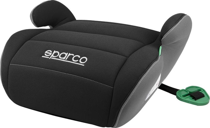 Sparco Kinderautositz-Erhöhung Schwarz und Grau i-Size. Neue Europäische Norm 2024 ECE 129/03. 125-1