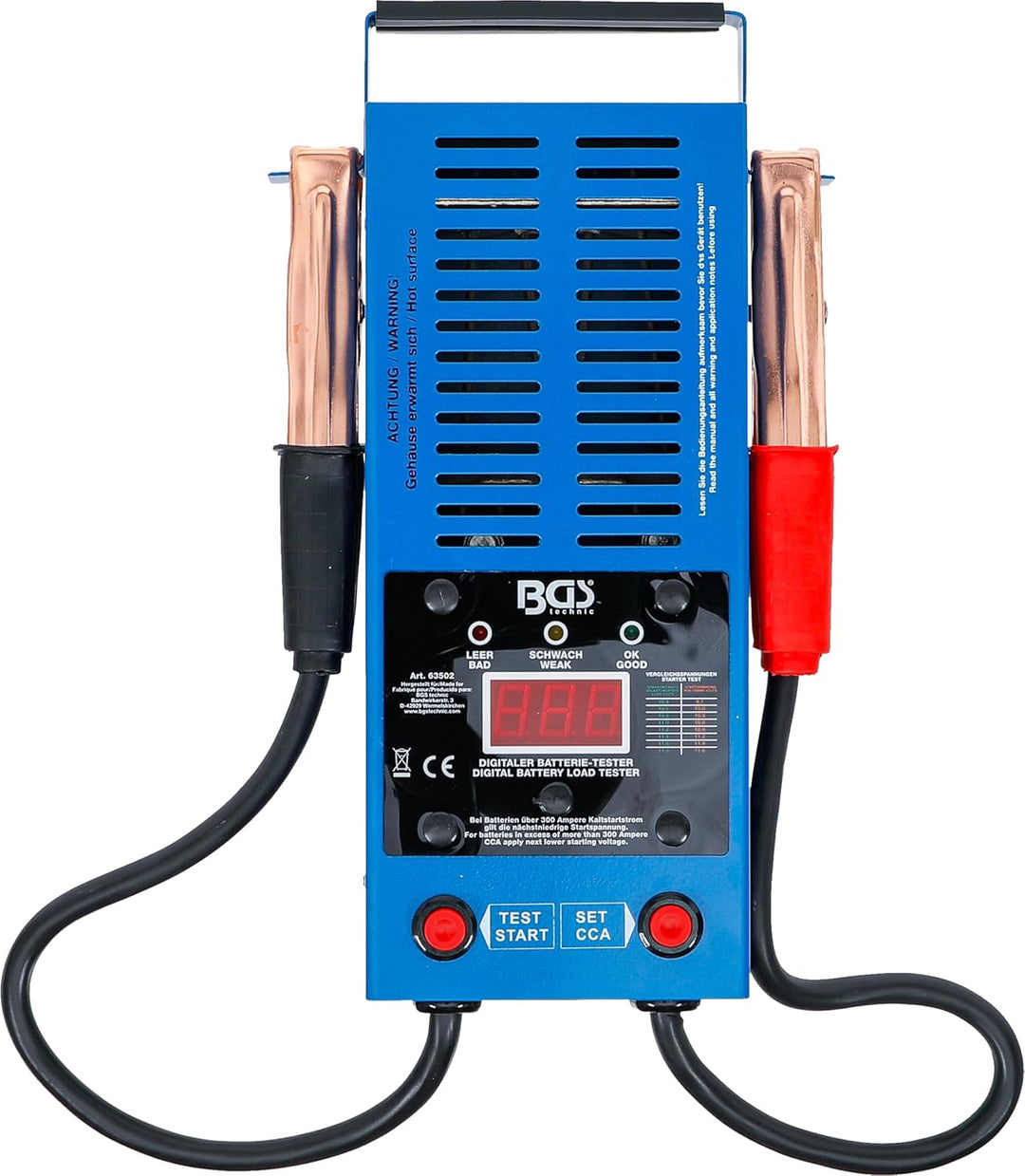 BGS 63502 | Digitaler Batterie-Tester | Batterie-Prüfer Variante 1, Variante 1