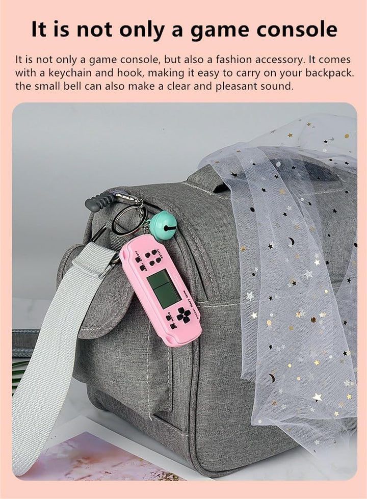 CZT Mini Ziegel Konsole Kreative Schlüsselanhänger Retro Block Konsole Rucksack Hängende Schmuck mit