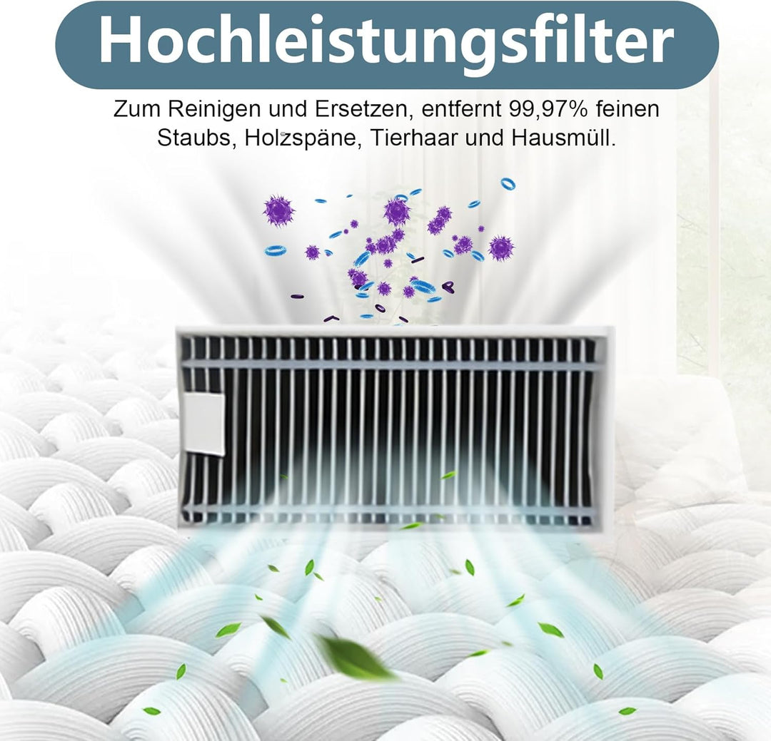 Zubehör für ECOVACS DEEBOT X11 OMNICYCLONE, X11 PRO Omni, X9 PRO Omni Staubsauger, 2 Hauptbürste, 2