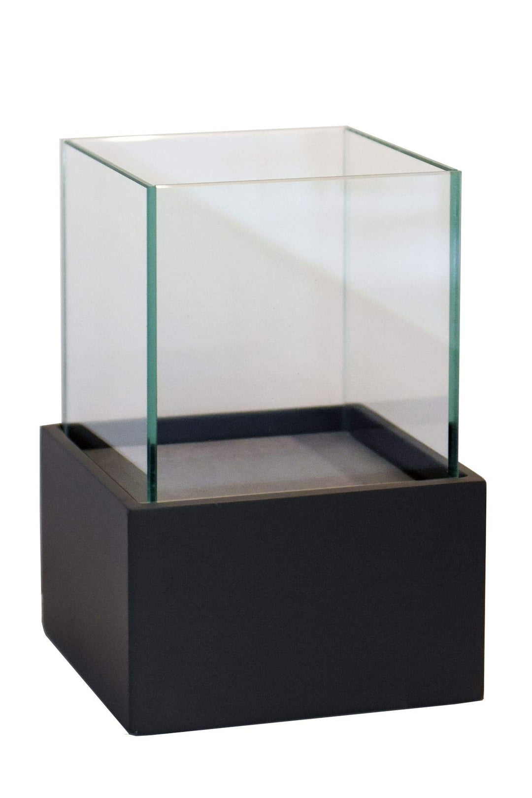 Deko-Windlicht Kerzenhalter viereckig CANDELITA - Schwarz Matt 20x20x29 20x20x29 Schwarz Matt, 20x20
