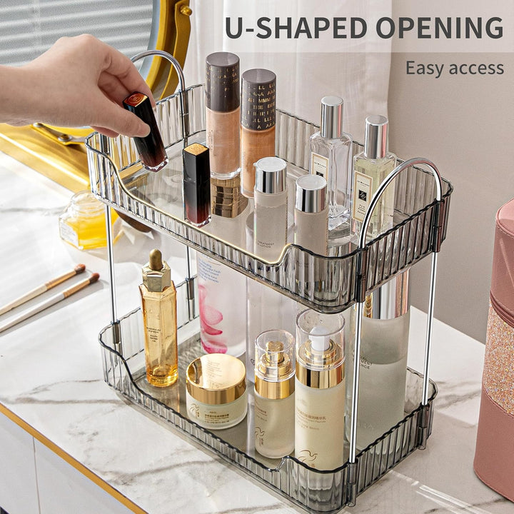 Make up Organizer, Kosmetik Organizer, Beauty Organizer, Hautpflege Organizer für Badezimmer (2 Schi