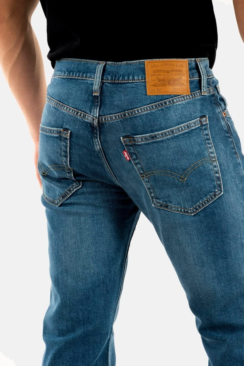 Levi's Herren Jeans 502 Taper 28W / 30L Cross The Sky Adv, 28W / 30L Cross The Sky Adv