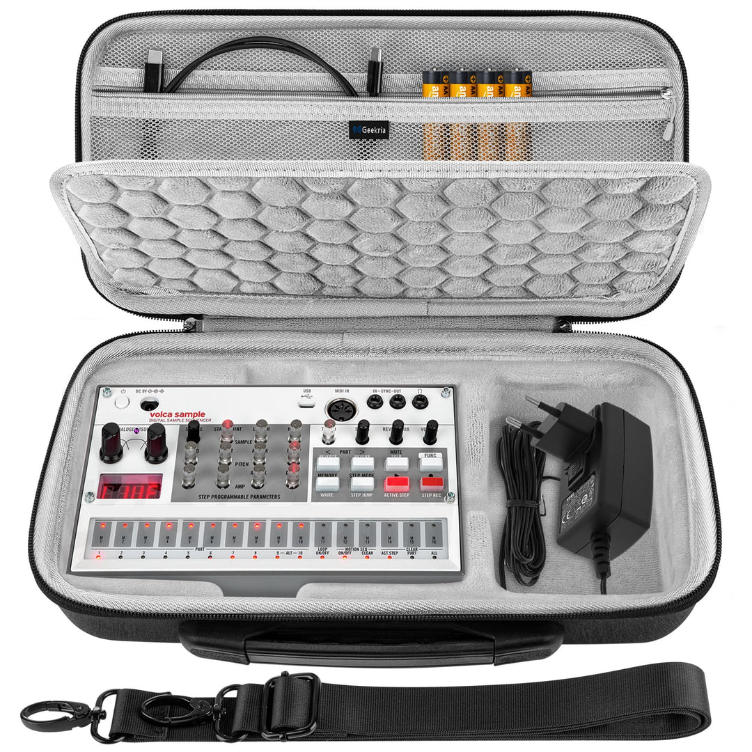 GEEKRIA Tragetasche für Audio-Interfaces, kompatibel mit Korg Volca Drum/Volca Keys/Volca Beats/Volc