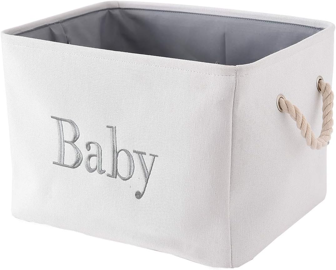INough Aufbewahrungskorb Baby Aufbewahrungsbox Kinder, Aufbewahrungskorb Faltbar Kallax Boxen Stoff