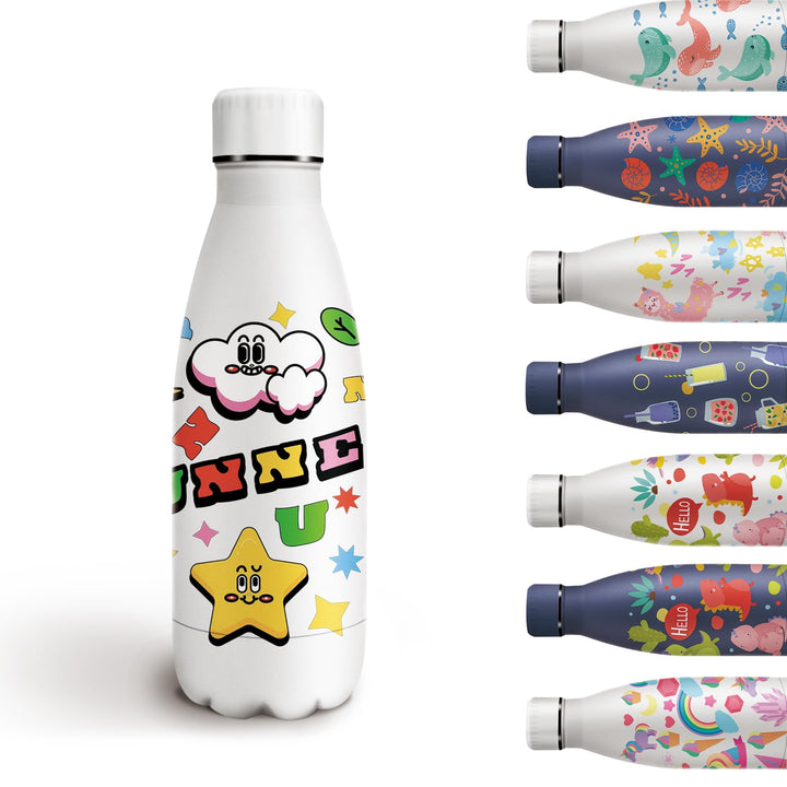 Grsta Trinkflasche Kinder, Thermosflasche 350 ml, Trinkflasche Kinder Auslaufsicher, Trinkflasche Ki