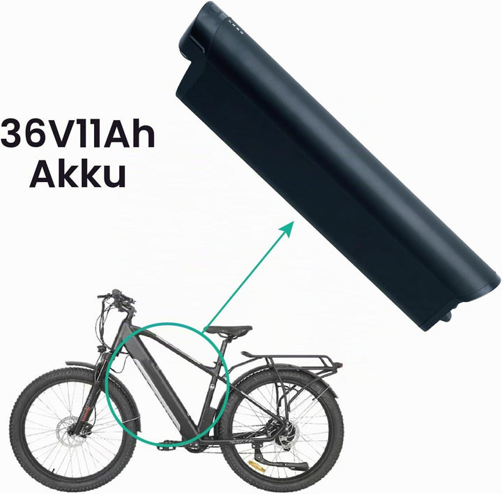 Ersatz für Zündapp Z808 Reention EEL Pro Batterien für 36V 11Ah 250W/350W/500W Motoren 36V 11Ah 540W