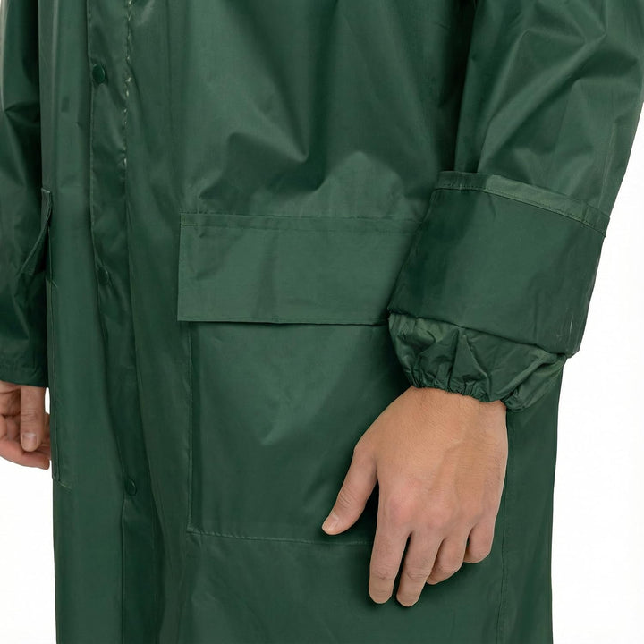 BWOLF POSEIDON Regenmantel Herren Regenmantel Wasserdichte Lange Regenjacke Outdoor Wiederverwendbar