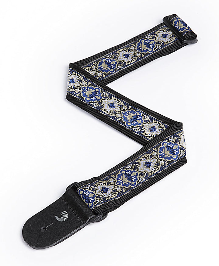 Planet Waves 50J00 Gewebegurt Nylongewebe Jacquard Collection Tubular Jaquard - Blue Lederenden Läng
