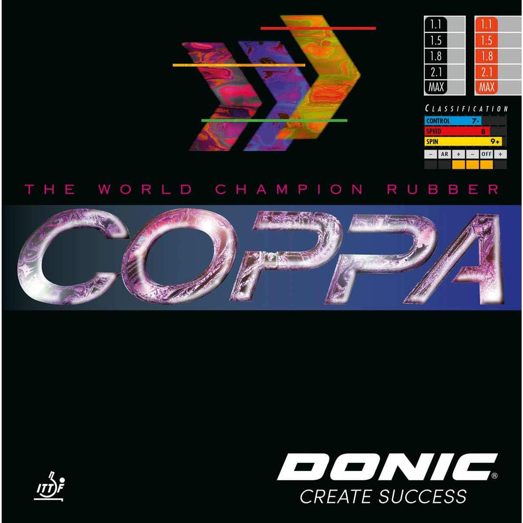 Donic Belag Coppa rot 1,8 mm, rot 1,8 mm