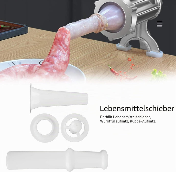 Aufsatz für Lebensmittelmühlen für Küchenhelfer-Standmixer mit universellem Lebensmittelschieber + W