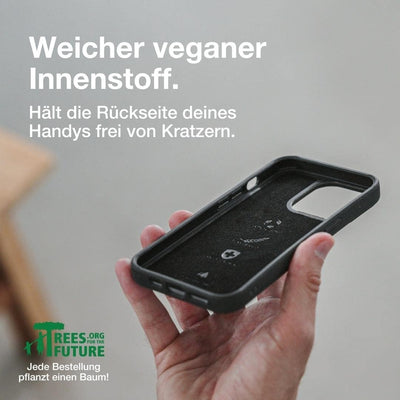 Woodcessories - Magnetische Handyhülle für iPhone 14 Plus kompatibel mit MagSafe, Hülle mit Magnet s