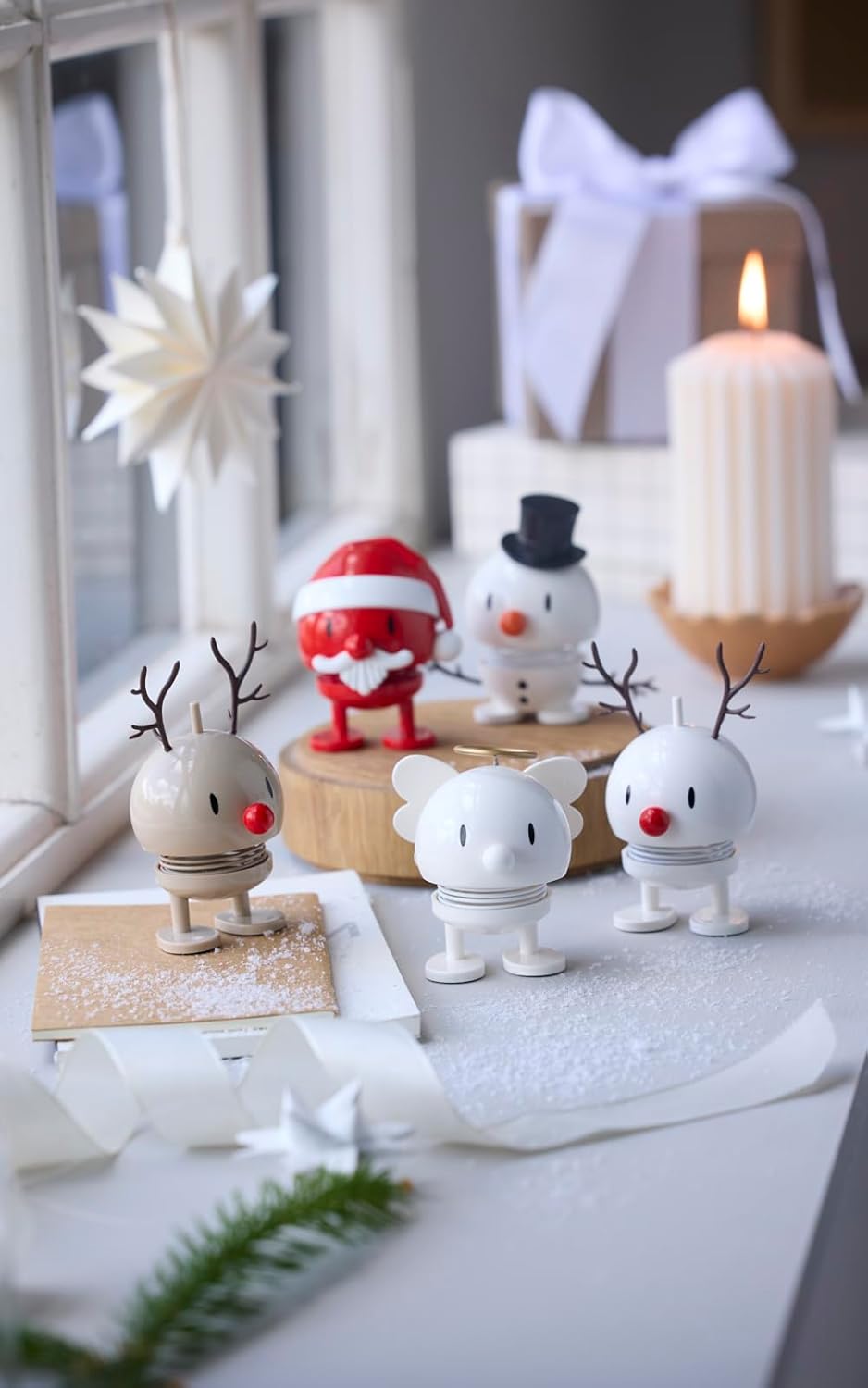Hoptimist - Skandinavisches Design - Weihnachtsfigur - Small Reindeer Bumble - Braun - Höhe: 9 cm -