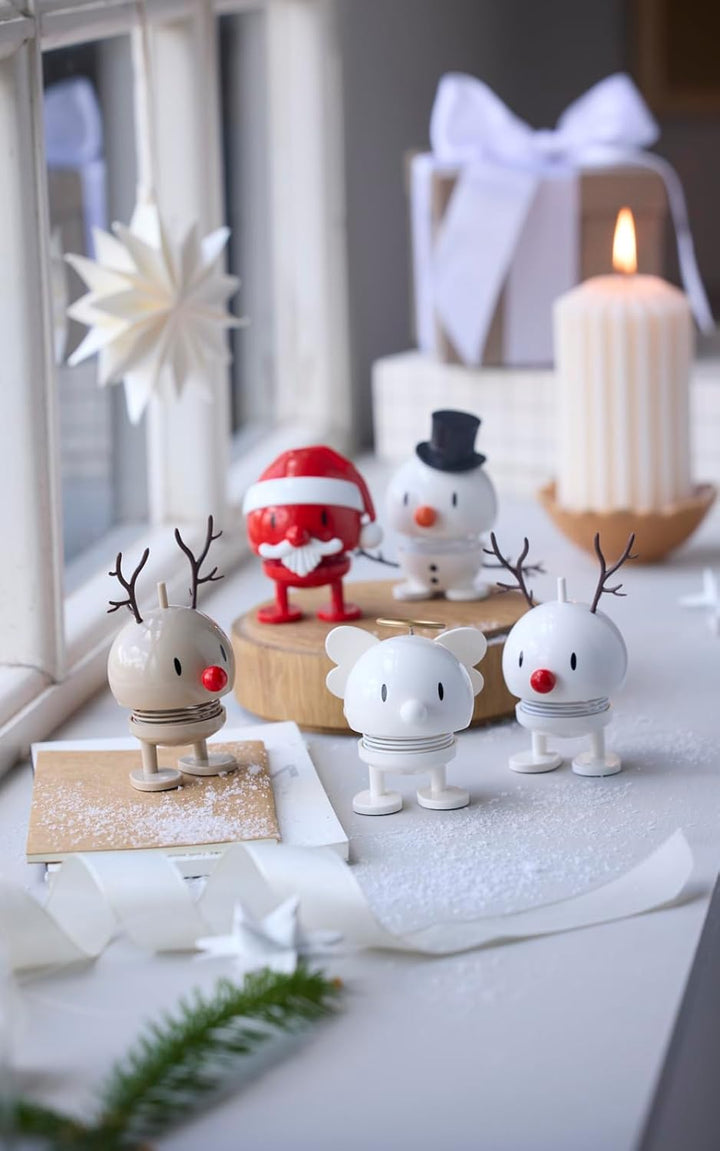 Hoptimist - Skandinavisches Design - Weihnachtsfigur - Small Reindeer Bumble - Braun - Höhe: 9 cm -