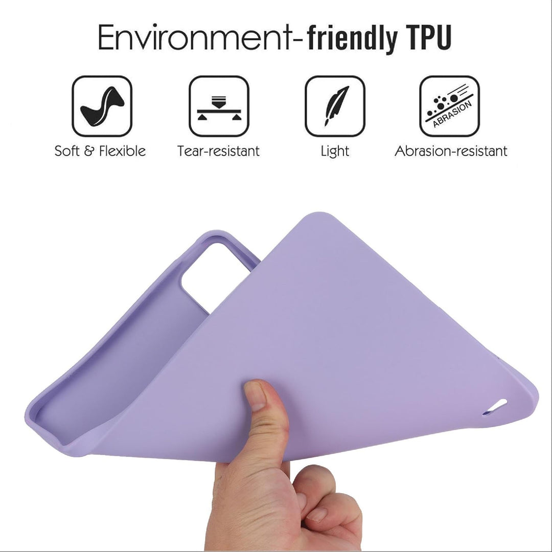 GIOPUEY Hülle für Redmi Pad SE, Weiche TPU-Rückschale, Ultra-schlank, Anti-Vibration und Anti-Rutsch
