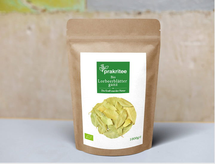 BIO Lorbeerblätter ganz 1000g | 2er Pack (2 x 500g) | Lorbeerblätter ganz | Nachhaltig und biologisc