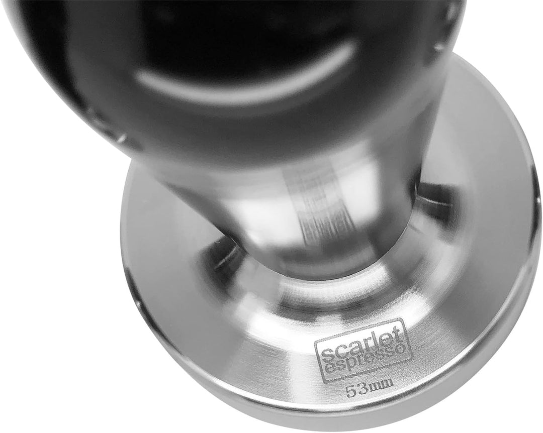 scarlet espresso | Tamper »Elegante« für Barista; mit ergonomischem Griff aus Aluminium und präzisio
