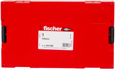 fischer FIXtainer, Sortierbox für Kleinteile, universelle Aufbewahrungs-Box für Dübel, Schrauben & M