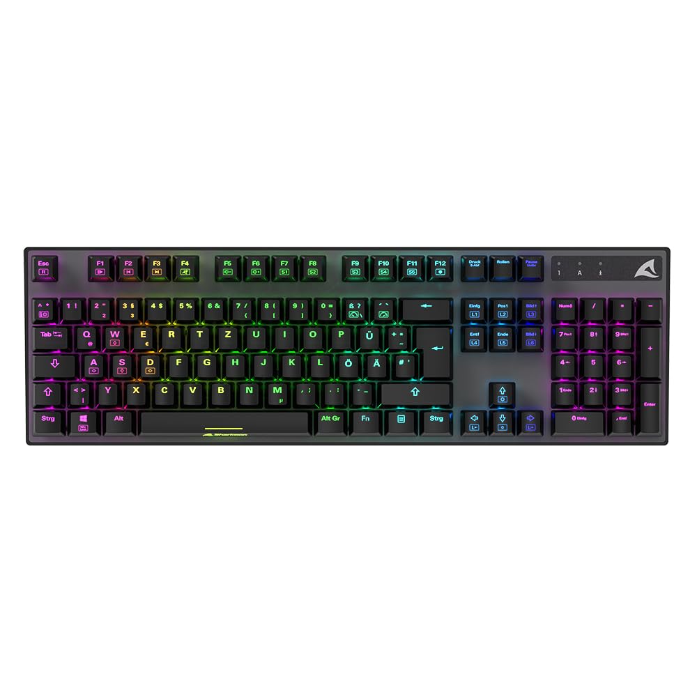 Sharkoon Skiller SGK20, mechanische Schalter, Huano Brown, RGB