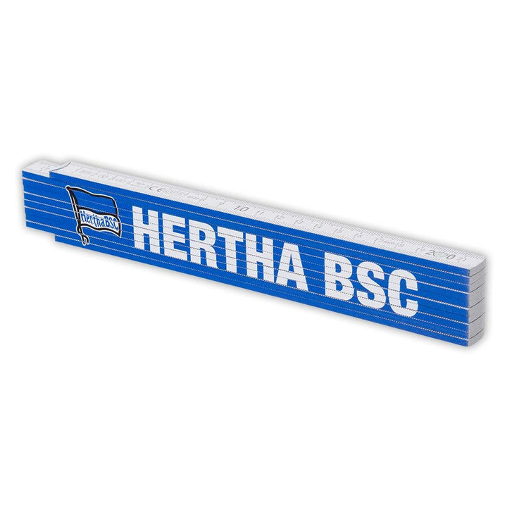 Hertha BSC Berlin Zollstock - Logo - Gliedermassstab, Schmiege - Plus Lesezeichen I Love Berlin