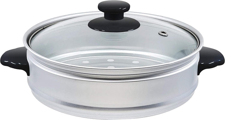 Korona 58010 2 in 1 Reiskocher und Dampfgarer | 500 Watt | 1,5 L Kapazität | Dampfgaraufsatz zur vit