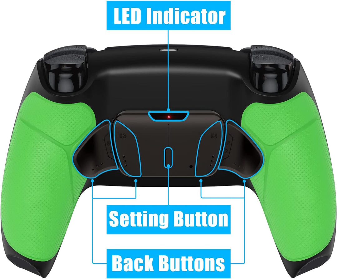 eXtremeRate Programmierbar RISE4 Remap Kit für ps5 Controller BDM-010/020,Real Metal Buttons(RMB) Re