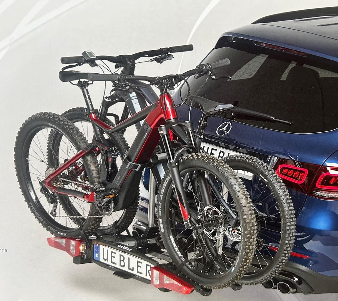 Uebler i21z Fahrradträger AHK 90Grad mit Zahnband für 2 Räder/Ebikes