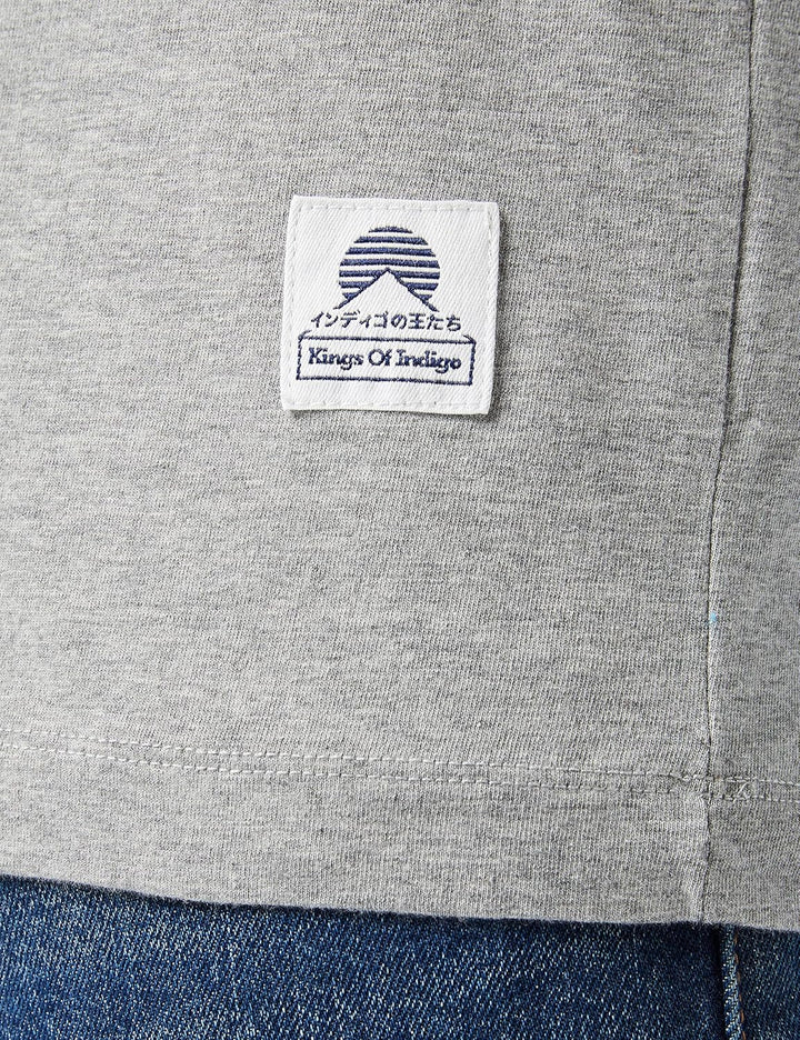 Kings of Indigo Herren Darius T-Shirt S Grau (Grey Melee Fuji 7004), S Grau (Grey Melee Fuji 7004)