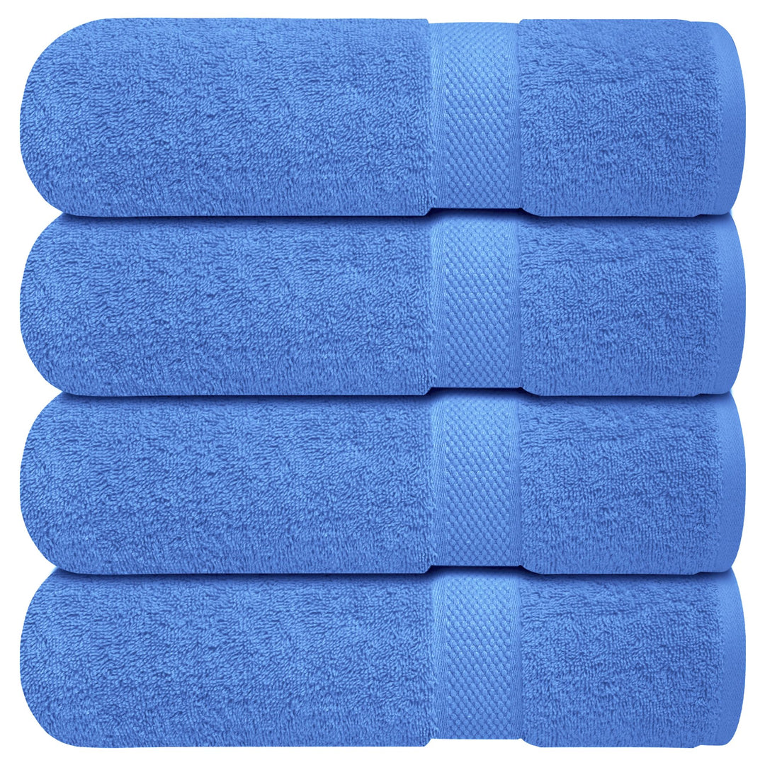 Infinitee Xclusives Premium-Badetücher, 4er-Set, 100% ringgesponnene Baumwolle, Masse: (70 x 140 cm)